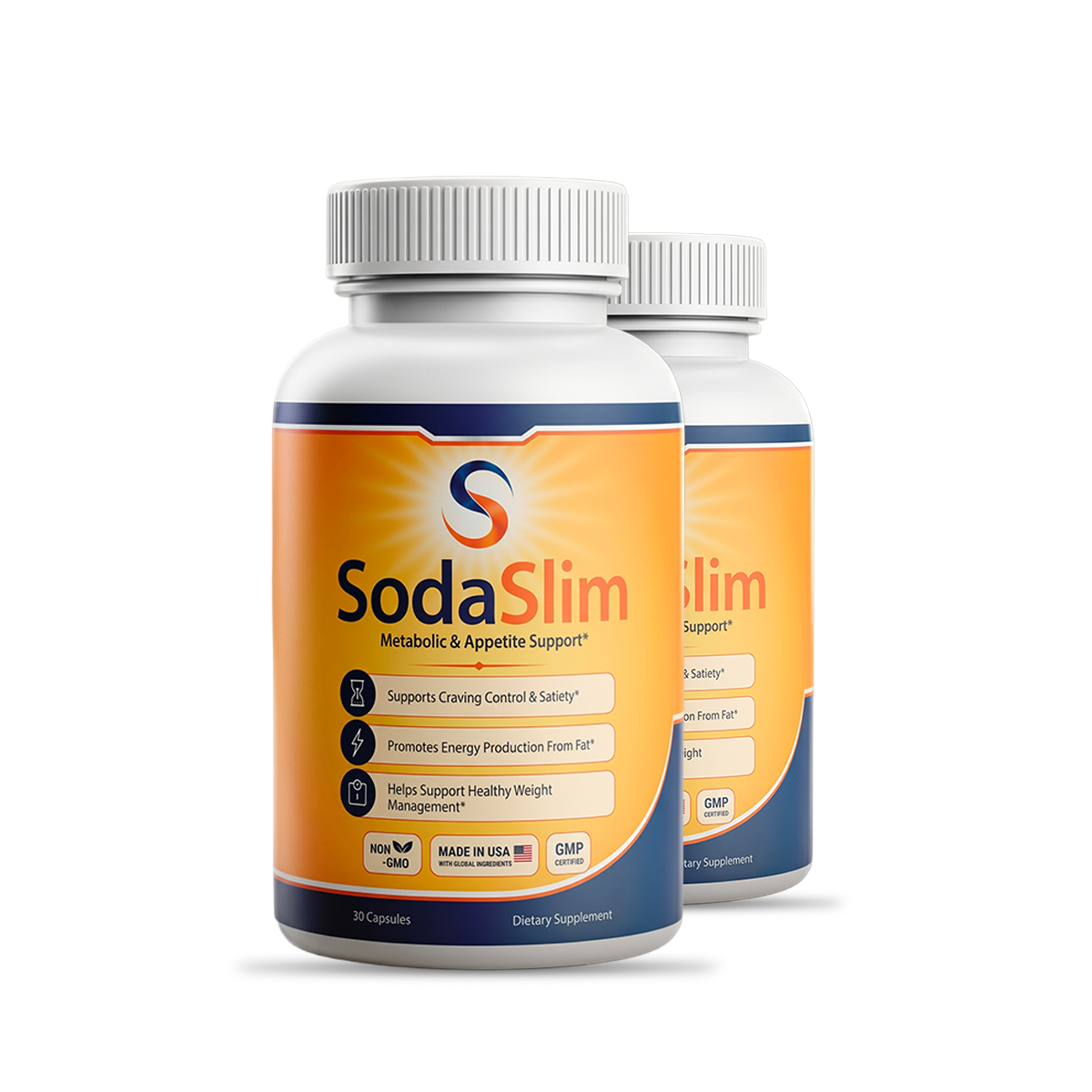 SodaSlim weight loss capsules — 2 bottle supply