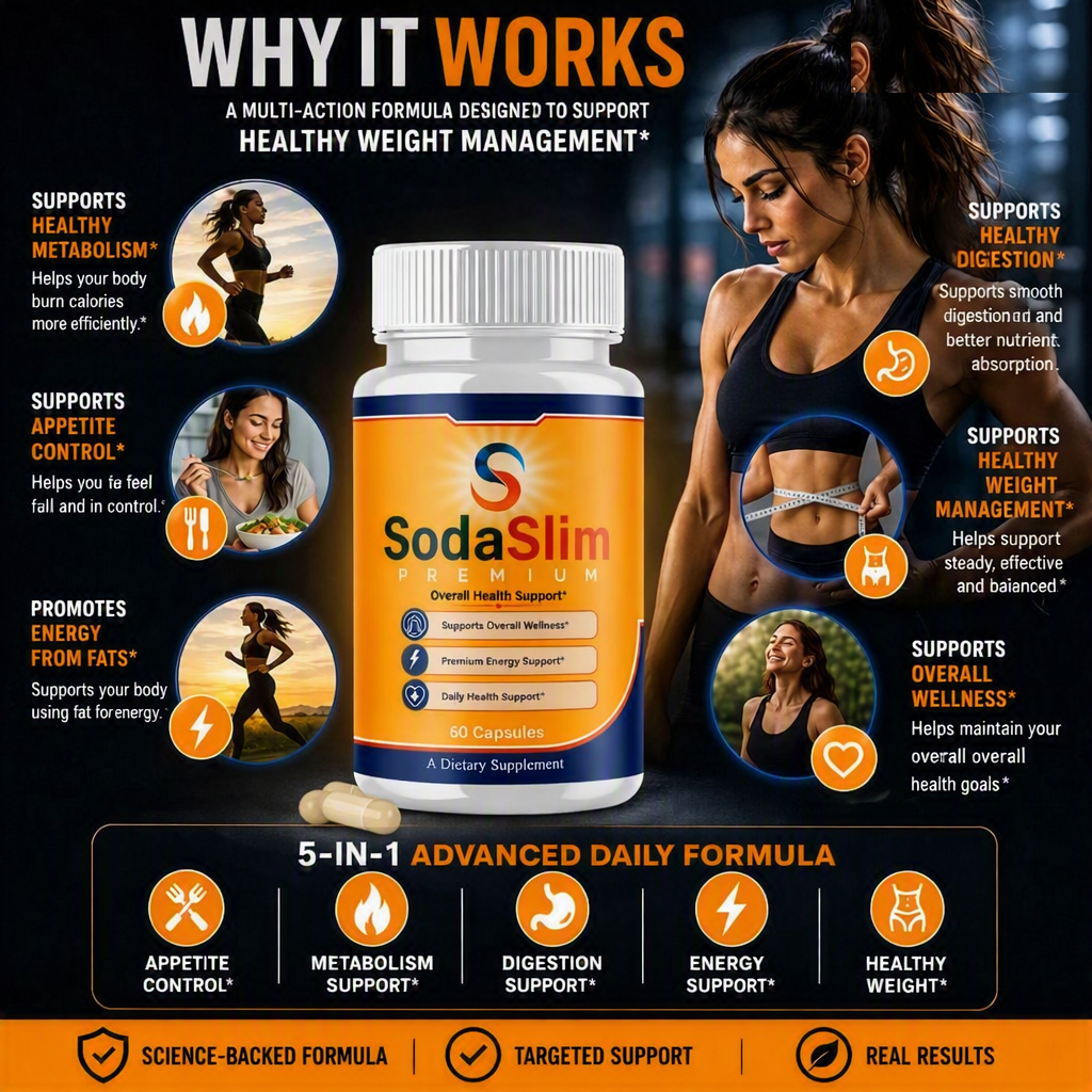 Why SodaSlim works — 5-in-1 advanced formula for weight loss